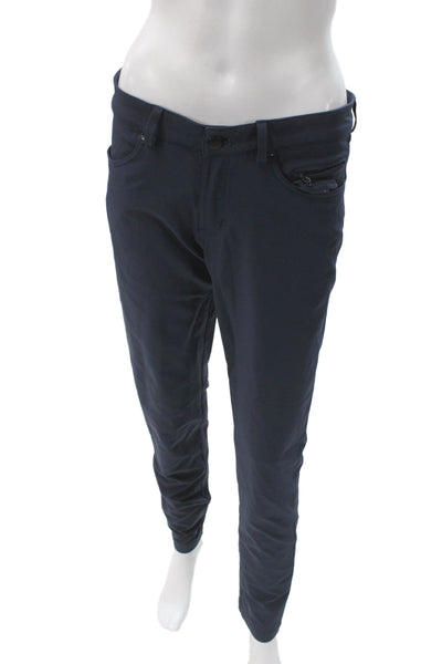 Lululemon Unisex Dark Blue Cotton Button Pants Size 6