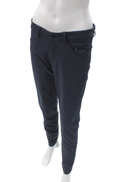 Lululemon Unisex Dark Blue Cotton Button Pants Size 6