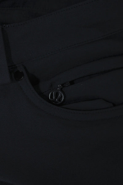 Lululemon Unisex Dark Blue Cotton Button Pants Size 6