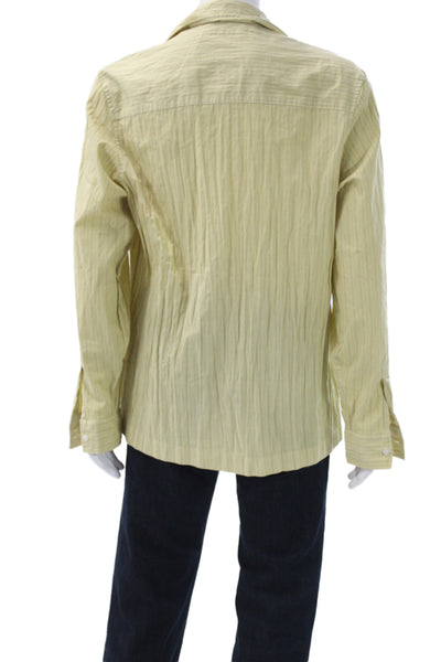 Zara Men's Long Sleeves Button Down Striped Shirt Size L