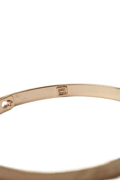 Dannijo Womens Gold Tone "I Love You More" Bangle Bracelet