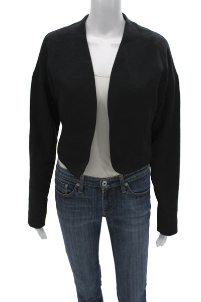 Derek Lam Womens Designer Black Blazer Long Sleeve Size 4
