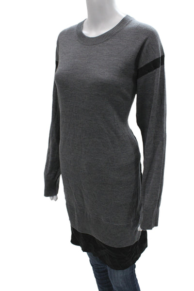 Rag & Bone Unisex Gray Merino Wool Pullover Sweater Long Sleeve Size XL