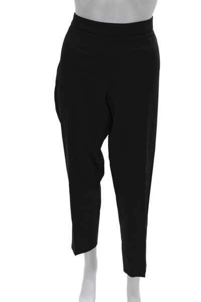 Boss Hugo Boss Womens Ankle Dress Pants Black 96% Virgin Wool Size 8
