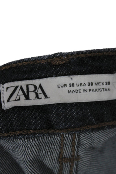 Zara Mens Dark Blue Skinny Straight Jeans Size 30