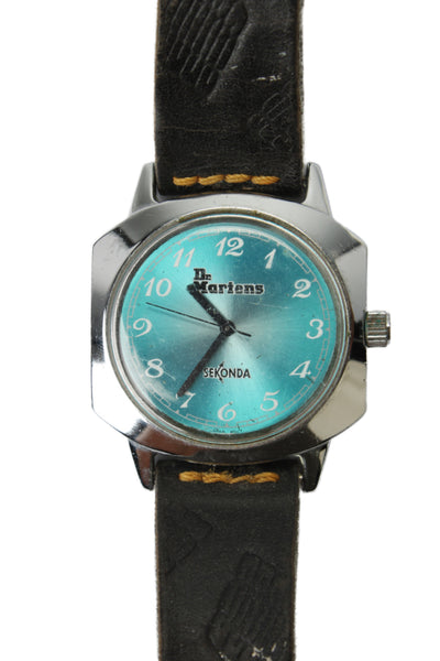 Sekonda x Dr Marten's Unisex Vintage Stainless Steel Teal Dial Quartz Watch 33mm