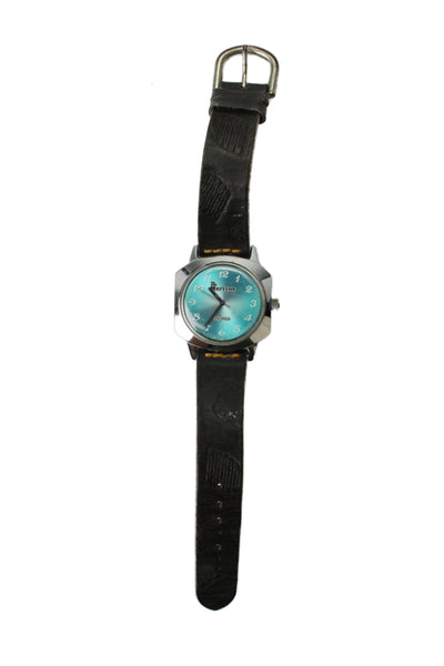 Sekonda x Dr Marten's Unisex Vintage Stainless Steel Teal Dial Quartz Watch 33mm
