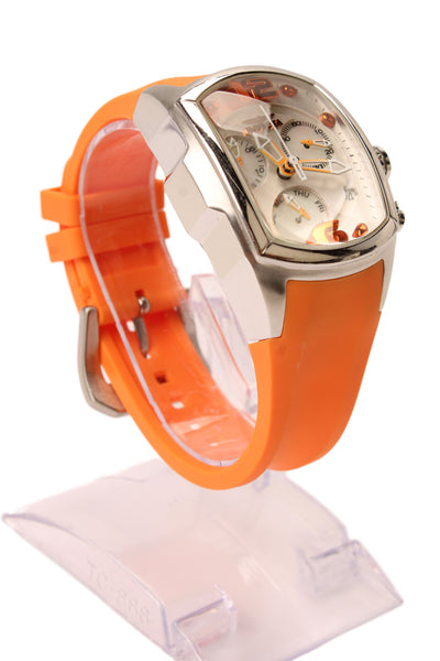 Invicta Womens S-Steel Orange Strap Lady Lupah 24051 Quartz Watch 36mm