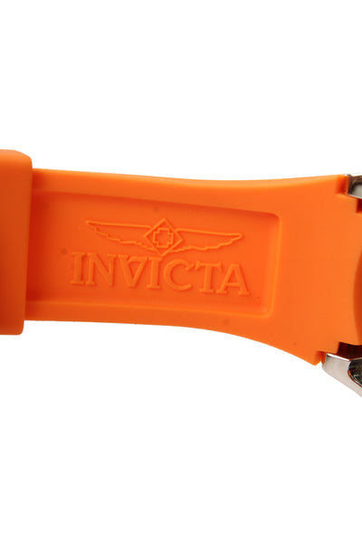Invicta Womens S-Steel Orange Strap Lady Lupah 24051 Quartz Watch 36mm