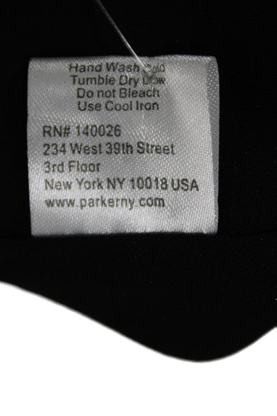 Parker Women Dark Gray High Neck Sleeveless Tank Top 100% Polyester Size XS