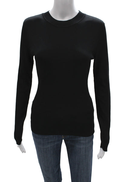 BCBG Max Azria Women Pullover Sweater Black Wool Size S