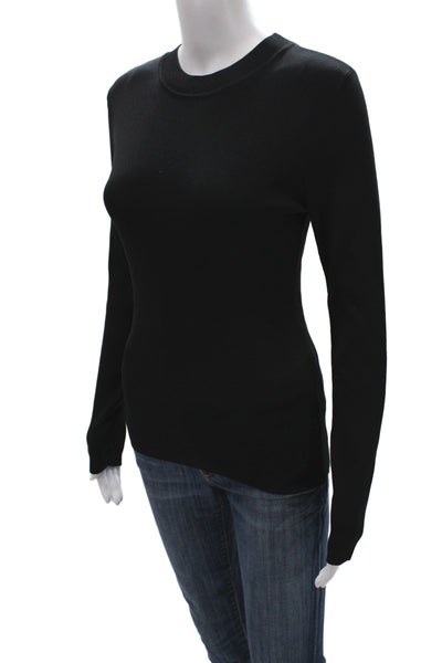 BCBG Max Azria Women Pullover Sweater Black Wool Size S