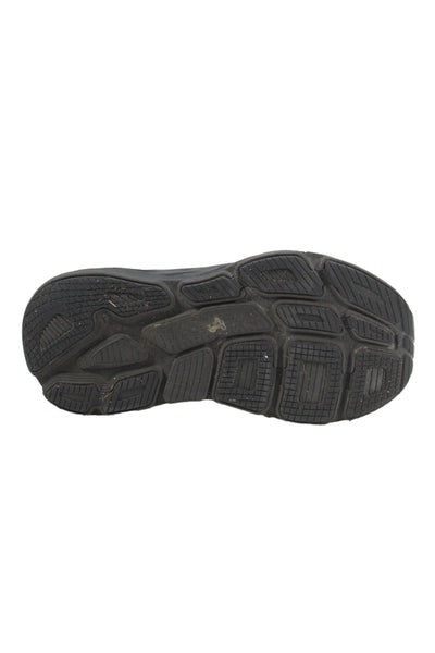 HOKA Womens Bondi 7 Lace Up Running Sneakers Black Size 6.5