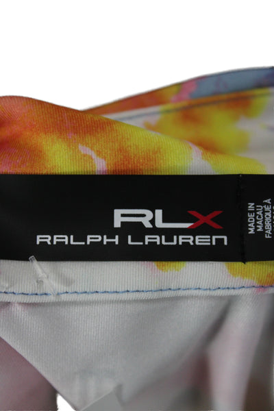 RLX Ralph Lauren Women Blue Mock Neck Long Sleeve Jersey Zip Top Size S