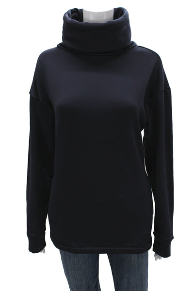 Dudley Stephens Womens Dark Blue Turtleneck Pullover Sweatshirt Size XS