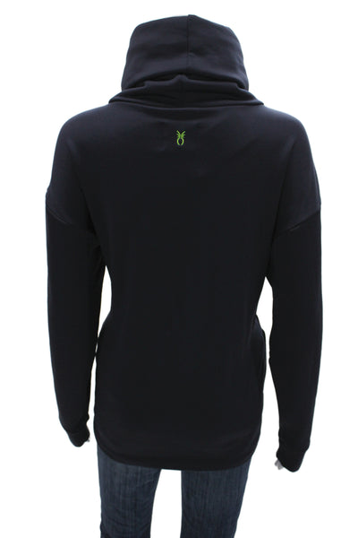 Dudley Stephens Womens Dark Blue Turtleneck Pullover Sweatshirt Size XS