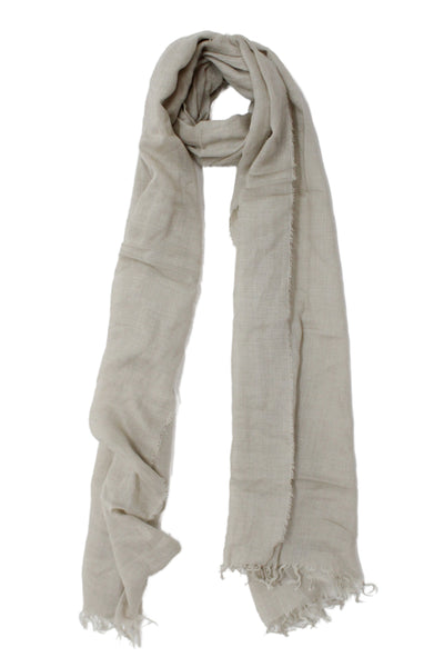 J Crew Womens Fringe Trim Lightweight Knit Scarf Brown 72"x21"