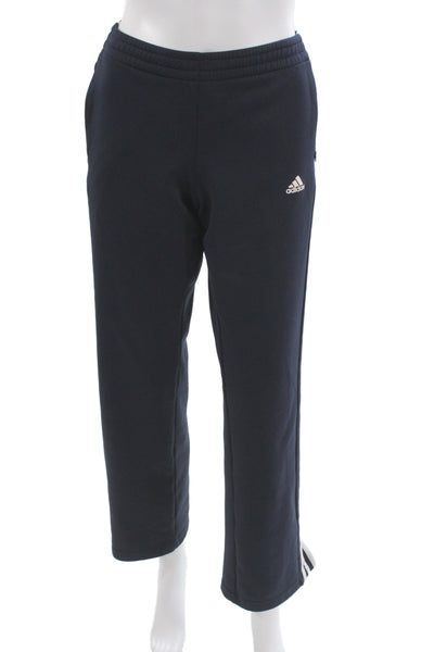 Adidas Unisex Sweatpants Dark Blue Sports Zip Polyester Size S
