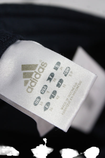 Adidas Unisex Sweatpants Dark Blue Sports Zip Polyester Size S