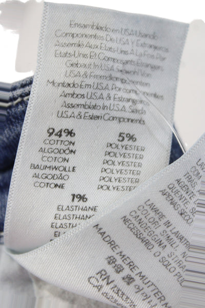 Mother Womens Skinny Ankle High Rise Jeans Blue Size 26