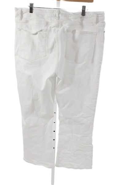 Frame Womens White High Rise Straight Jeans Size 34