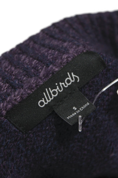 Allbirds Unisex Pullover Merino Wool Crew Neck Purple Size S