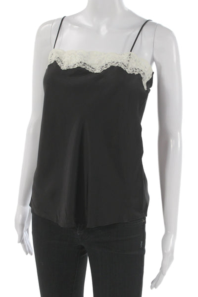 Zara Womens Camisole Black Viscose Sleeveless Size S