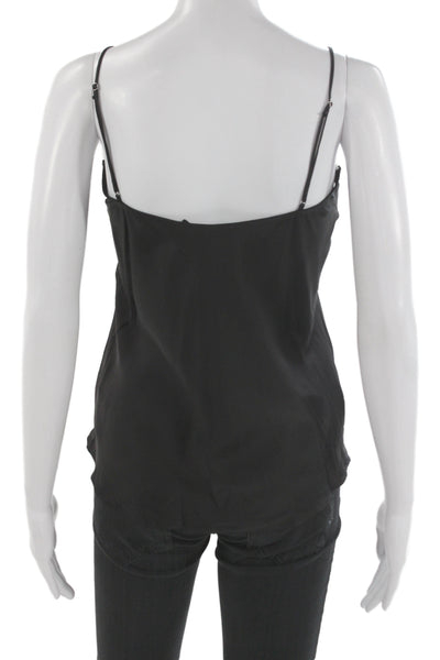 Zara Womens Camisole Black Viscose Sleeveless Size S