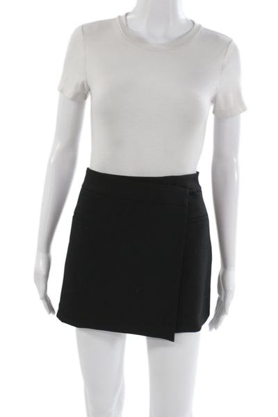 Zara Womens Mini Skort Black Size XL