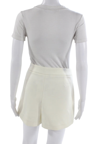 Zara Womens Mini Skort White Size XL