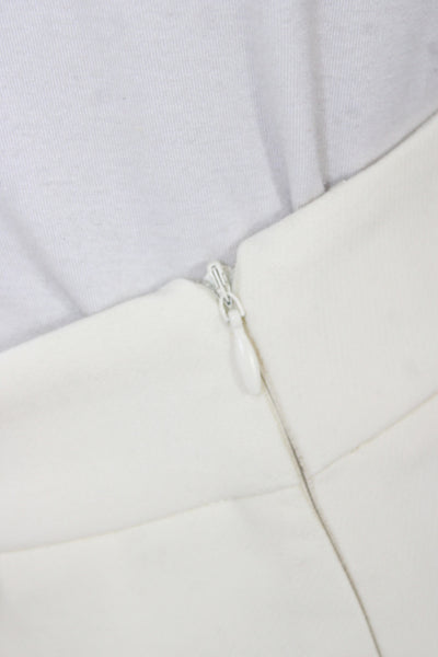Zara Womens Mini Skort White Size XL