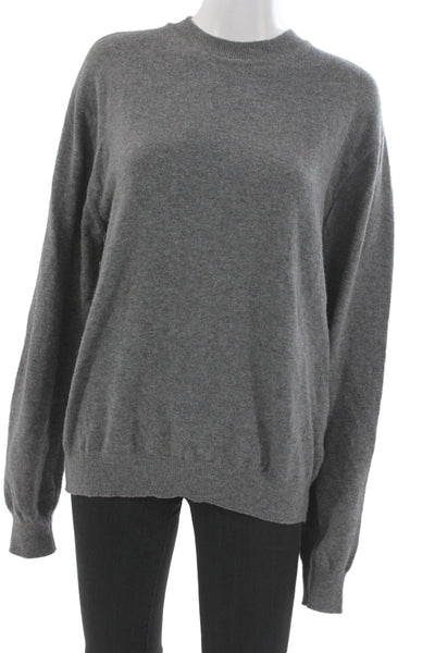The Frankie Shop Unisex Gray Pullover Sweater Crew Neck Long Sleeve Size XS