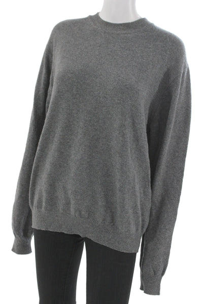 The Frankie Shop Unisex Gray Pullover Sweater Crew Neck Long Sleeve Size XS