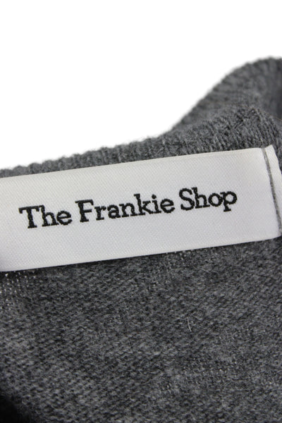 The Frankie Shop Unisex Gray Pullover Sweater Crew Neck Long Sleeve Size XS