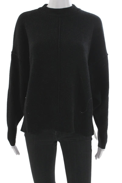 Zara Unisex Black Pullover Crew Neck Long Sleeve Size S