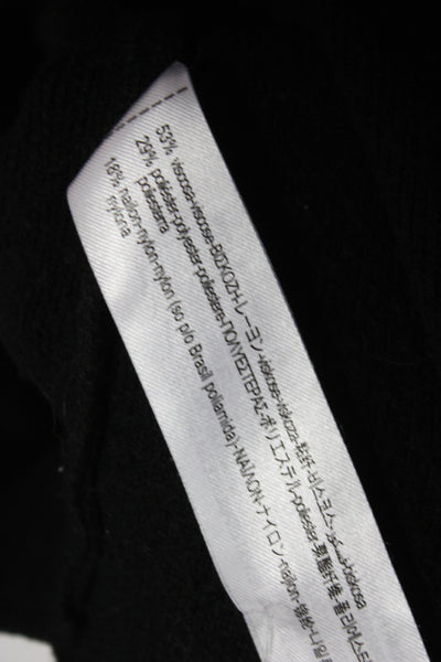 Zara Unisex Black Pullover Crew Neck Long Sleeve Size S