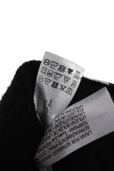 Zara Unisex Black Pullover Crew Neck Long Sleeve Size S