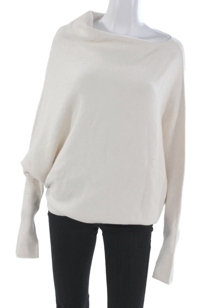 Milio Milano Unisex Pullover White Designer Viscose Blend Size XS