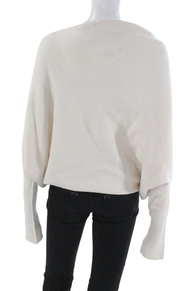 Milio Milano Unisex Pullover White Designer Viscose Blend Size XS