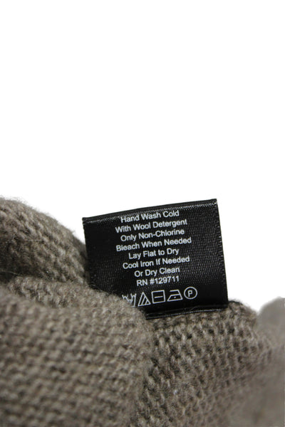 Jenni Kayne Unisex Brown Crew Neck Pullover Sweater Size L
