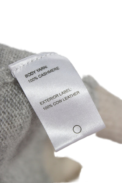Birds of Paradis by Trovata Unisex Gray Cashmere Pullover Size L