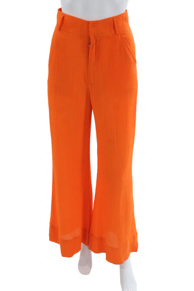 Solid & Striped Women Cargo Pants Orange Size XS