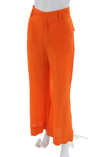 Solid & Striped Women Cargo Pants Orange Size XS