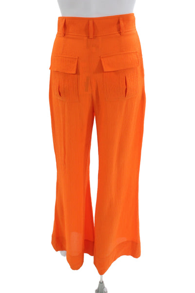 Solid & Striped Women Cargo Pants Orange Size XS
