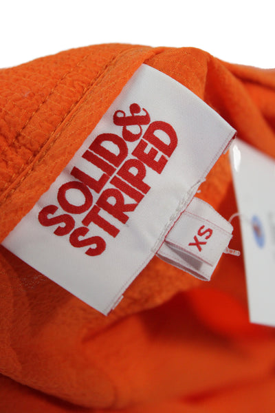 Solid & Striped Women Cargo Pants Orange Size XS