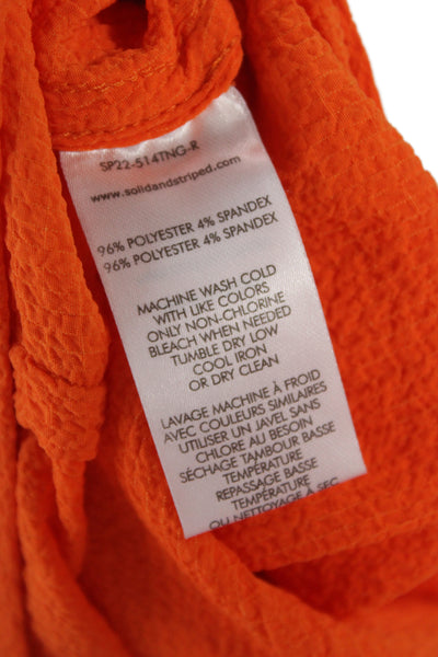 Solid & Striped Women Cargo Pants Orange Size XS