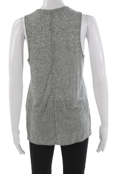 Rag & Bone Jean Womens Basic Gray Tank Cotton Wool Sleeveless Designer Size XS
