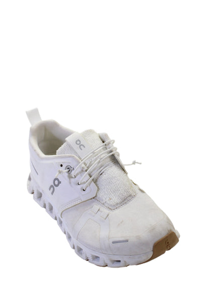 On Cloud Womens 5 Terry Lace Up Low Top Sneakers White Size 7.5
