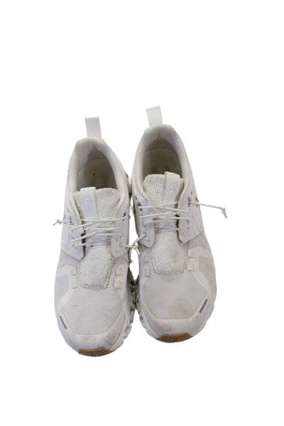 On Cloud Womens 5 Terry Lace Up Low Top Sneakers White Size 7.5