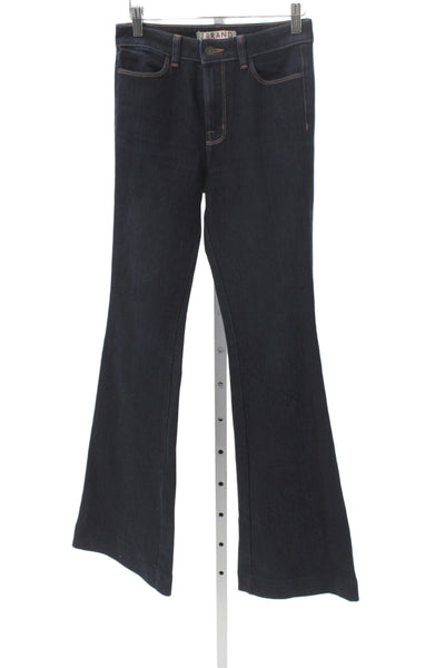 J Brand Womens Dark Blue High Rise Bootcut Jeans Denim Size 27